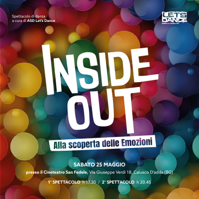 Locandina Saggio Inside Out Post